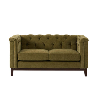 Chesterfield 2 Seater Sofa - Cedar Earth - DUSK