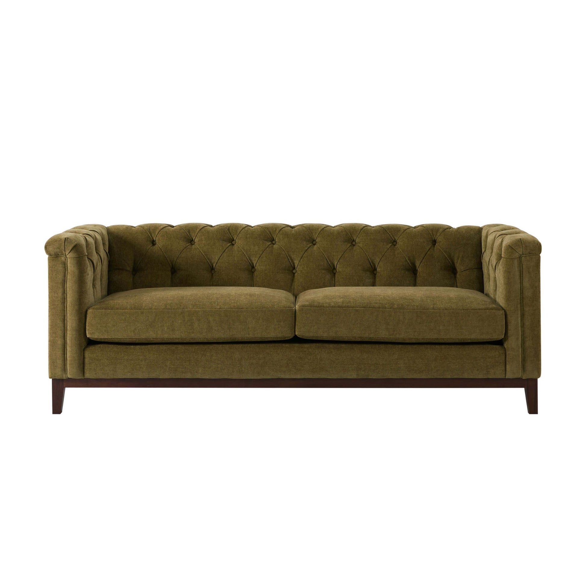 Chesterfield 3 Seater Sofa - Cedar Earth - DUSK