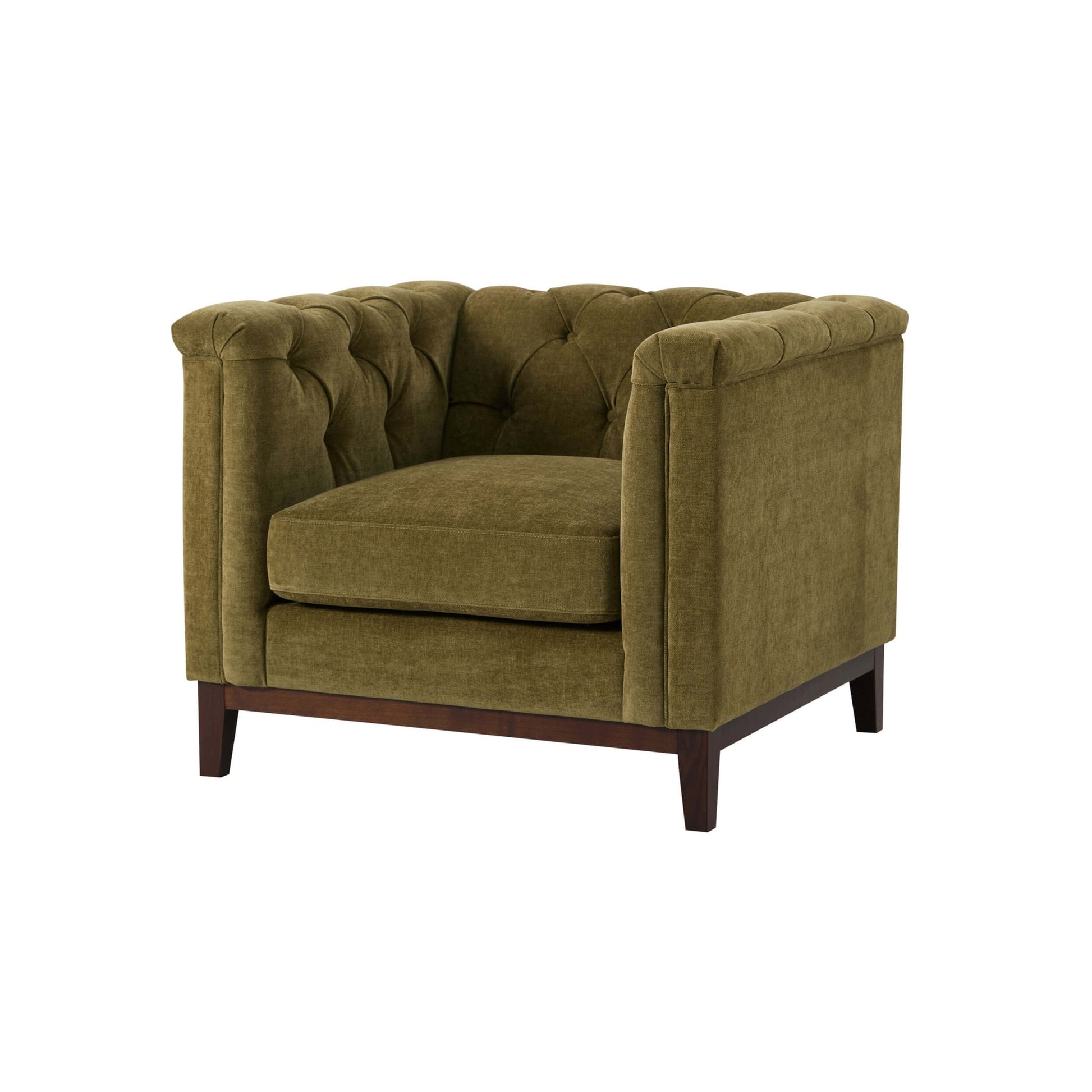 Chesterfield Armchair - Cedar Earth - DUSK