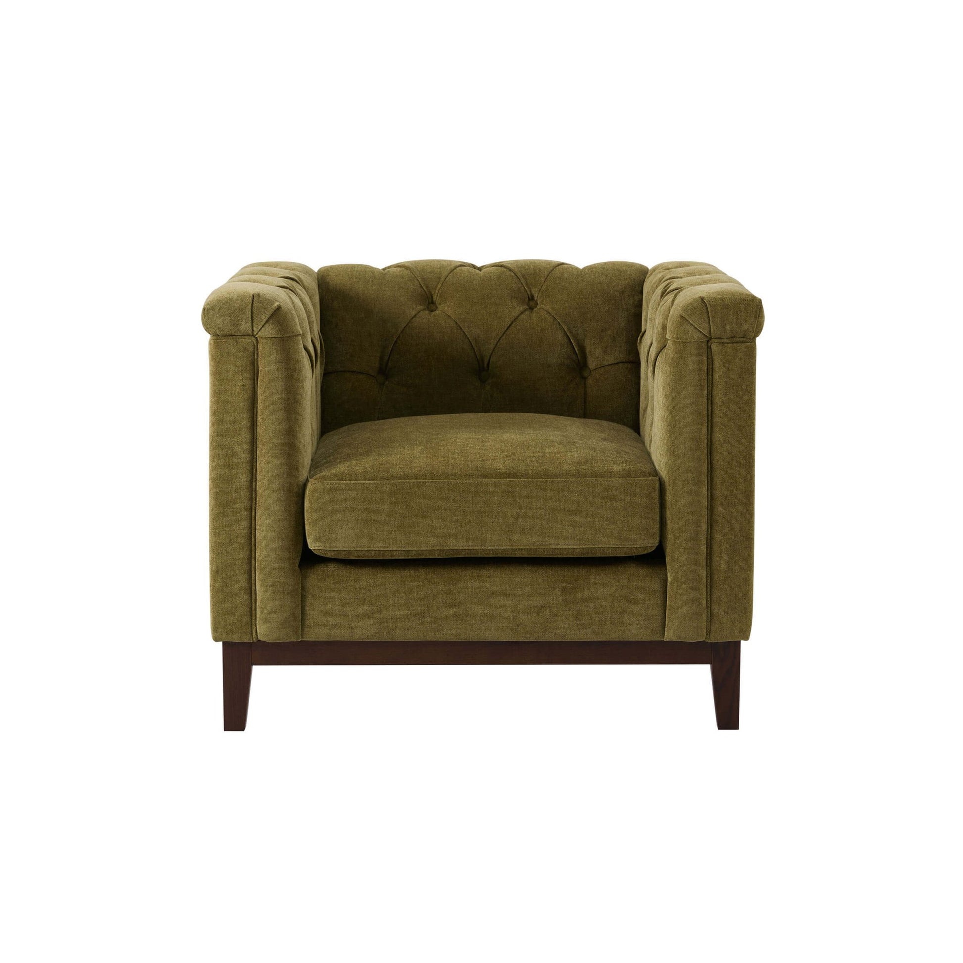 Chesterfield Armchair - Cedar Earth - DUSK