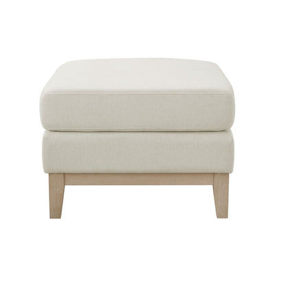 Chesterfield Pouffe - Cream Linen - DUSK