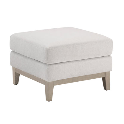 Chesterfield Pouffe - Natural Stripe - DUSK
