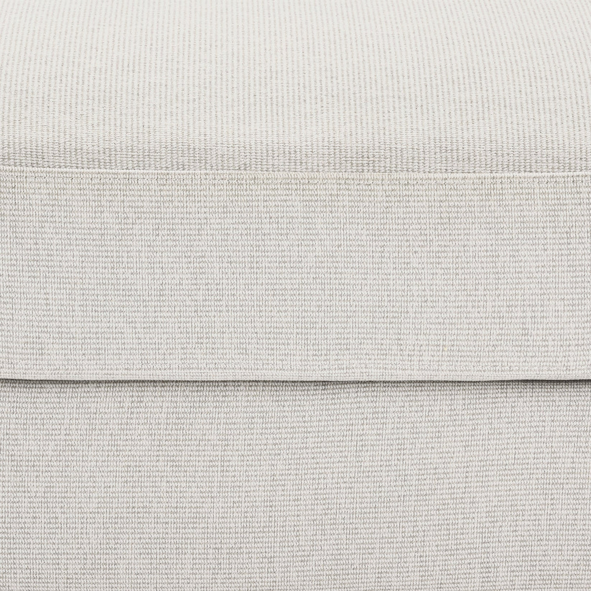 Chesterfield Pouffe - Natural Stripe - DUSK