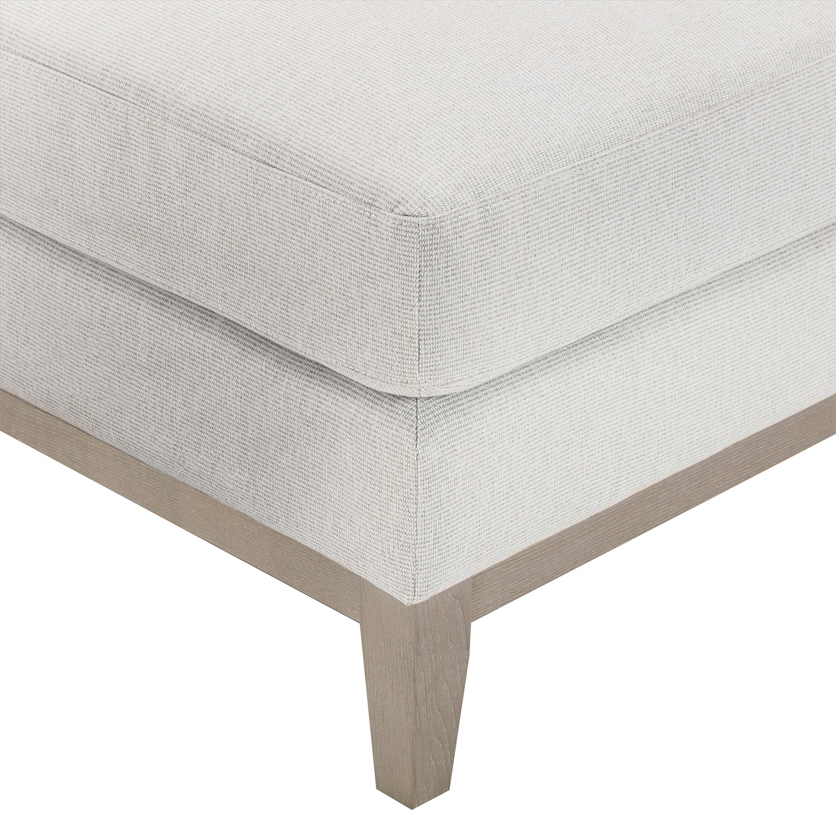 Chesterfield Pouffe - Natural Stripe - DUSK