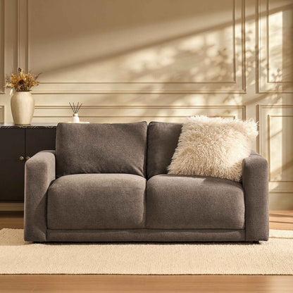 Chicago 2 Seater Sofa - Chenille Mushroom - DUSK