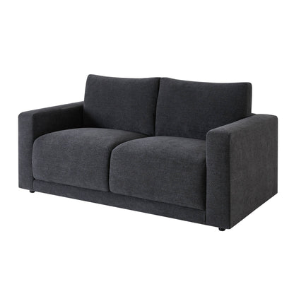 Chicago 2 Seater Sofa - Dark Graphite Grey - DUSK
