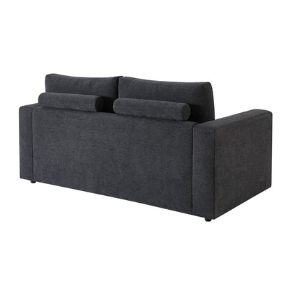 Chicago 2 Seater Sofa - Dark Graphite Grey - DUSK