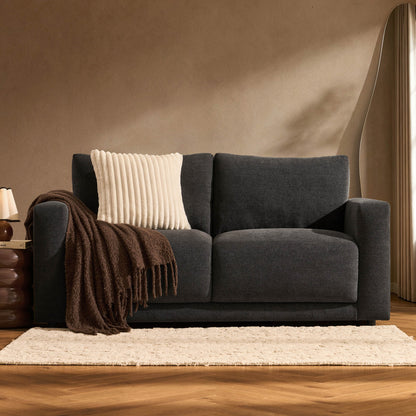 Chicago 2 Seater Sofa - Dark Graphite Grey - DUSK