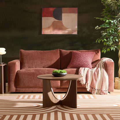 Chicago 3 Seater Sofa - Chenille Dark Rust - DUSK