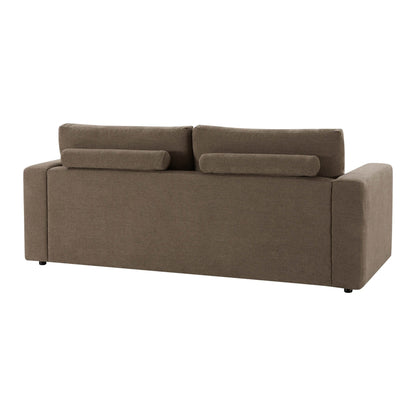 Chicago 3 Seater Sofa - Chenille Mushroom - DUSK
