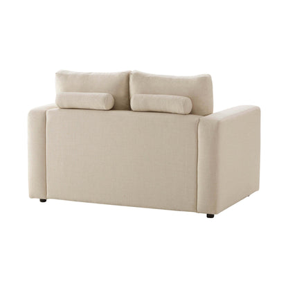 Chicago Compact 2 Seater Sofa - Beige - DUSK