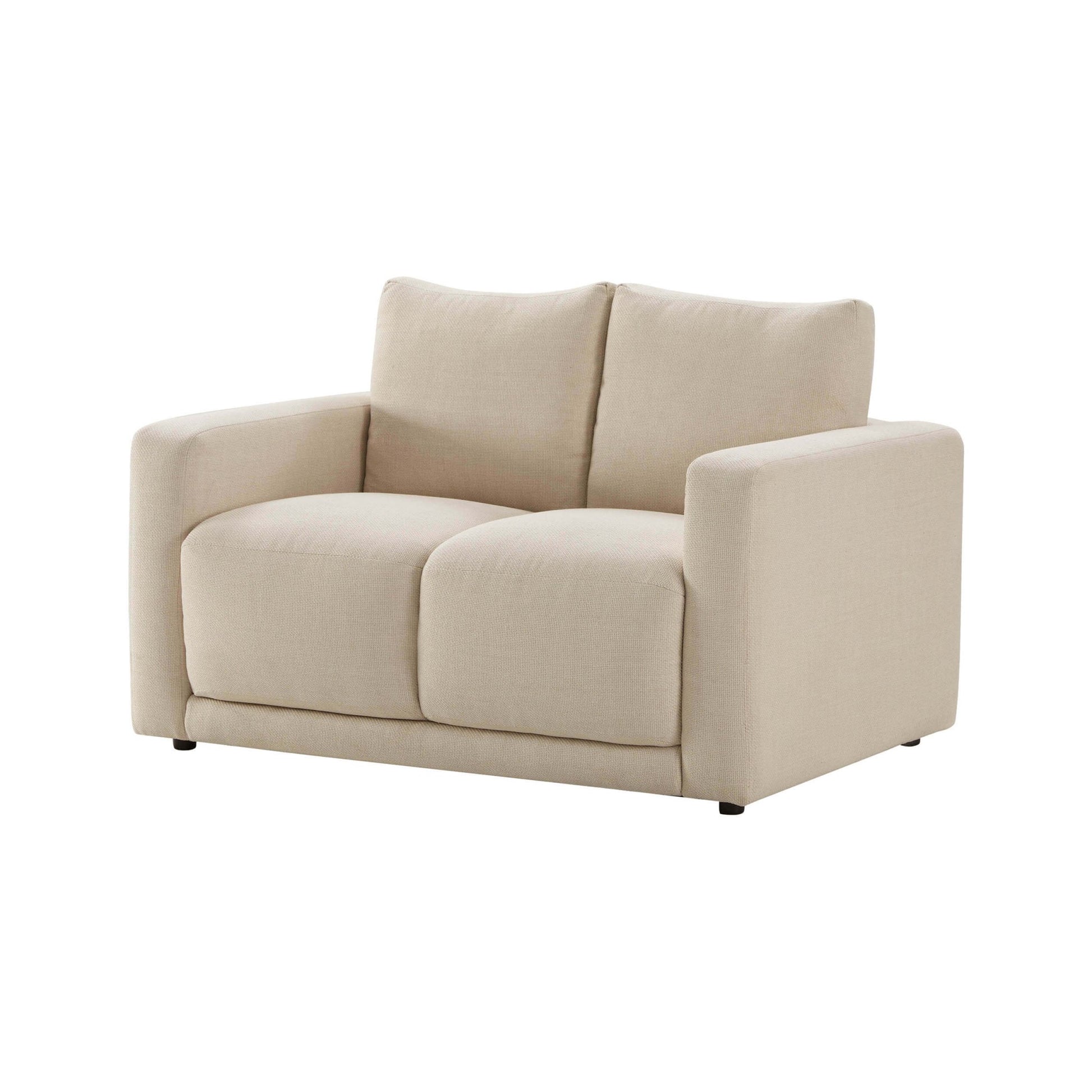 Chicago Compact 2 Seater Sofa - Beige - DUSK