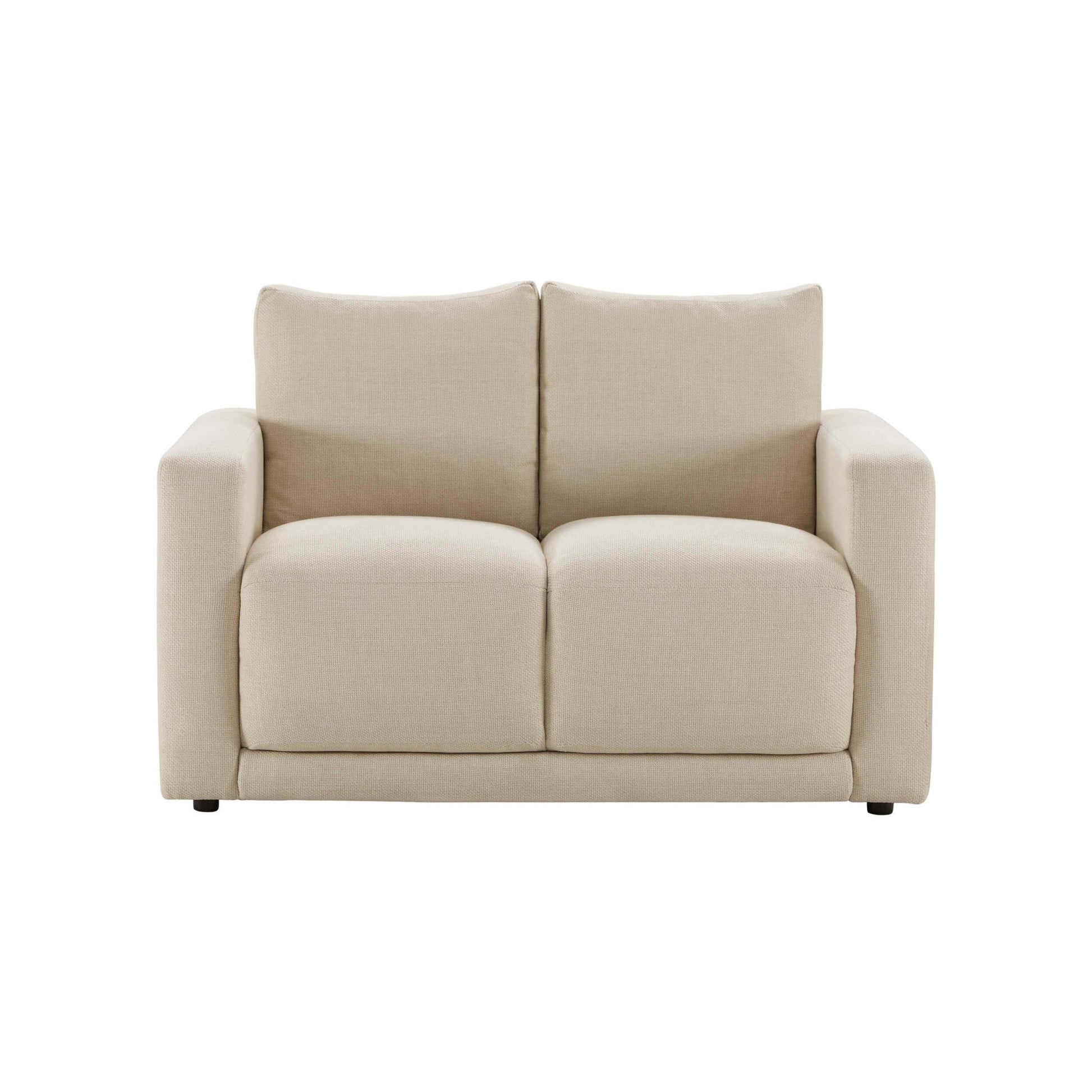 Chicago Compact 2 Seater Sofa - Beige - DUSK