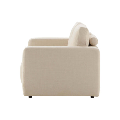 Chicago Compact 2 Seater Sofa - Beige - DUSK