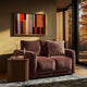 Chicago Compact 2 Seater Sofa - Chenille Dark Rust - DUSK