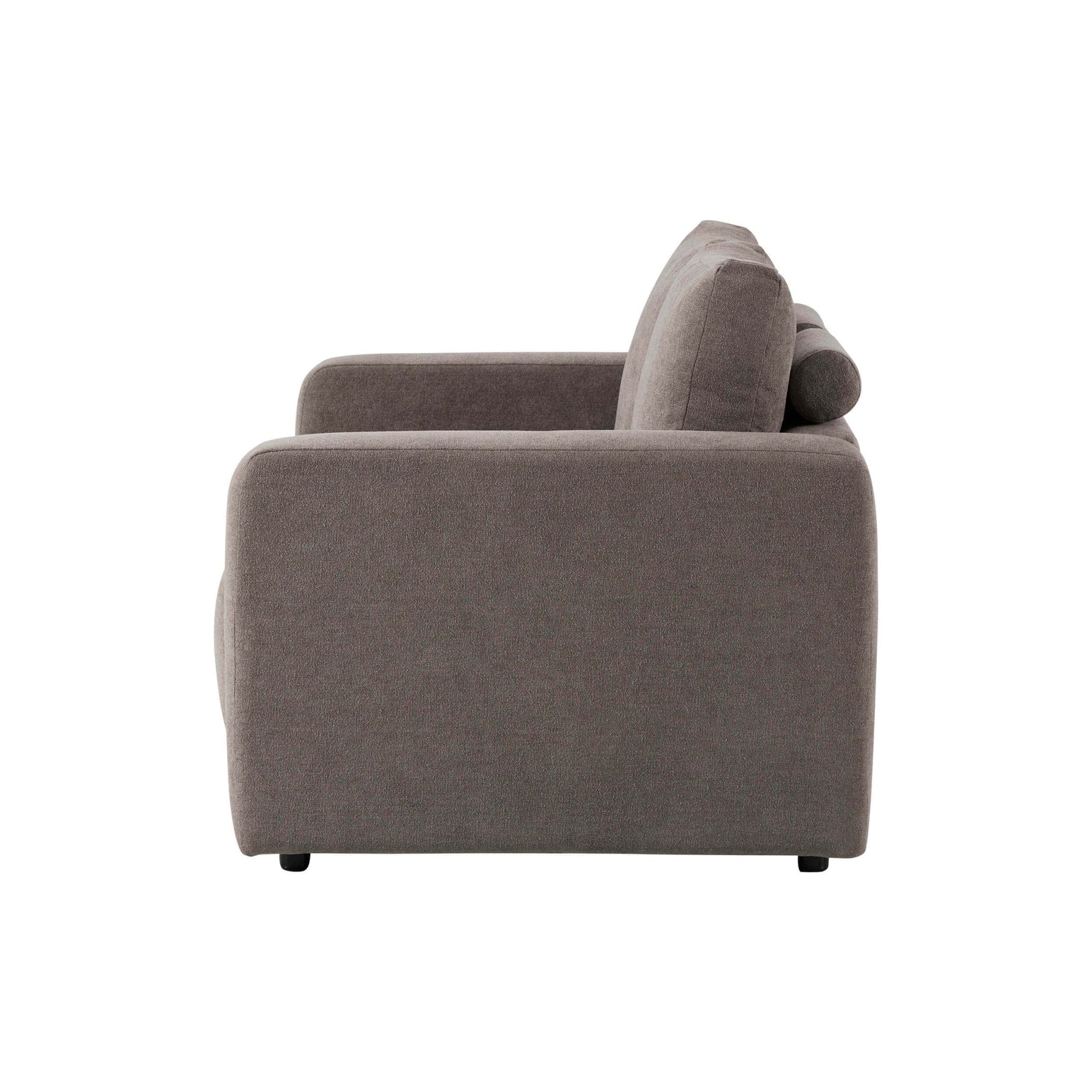 Chicago Compact 2 Seater Sofa - Chenille Mushroom - DUSK