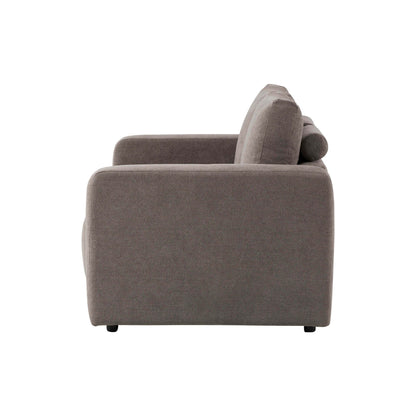 Chicago Compact 2 Seater Sofa - Chenille Mushroom - DUSK