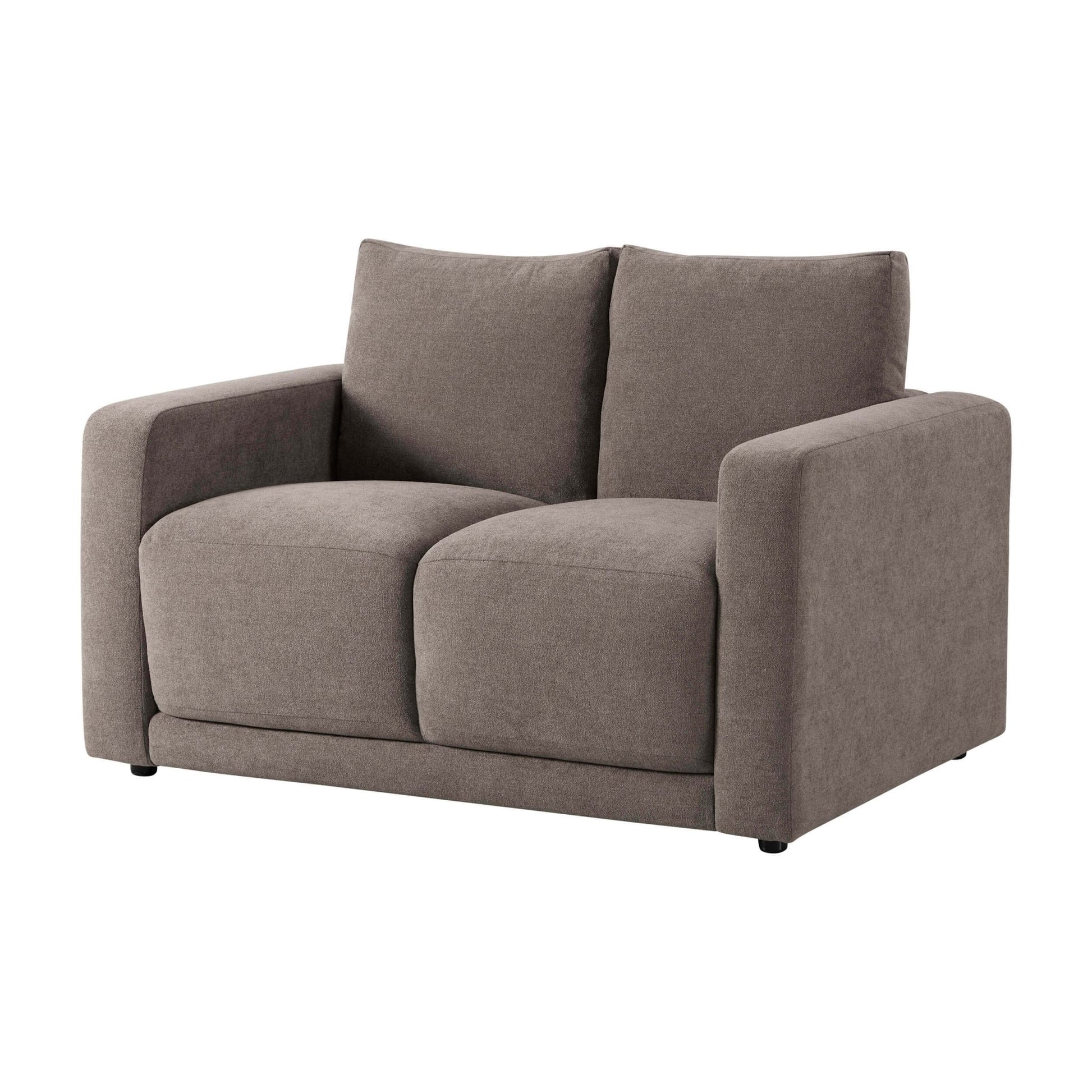 Chicago Compact 2 Seater Sofa - Chenille Mushroom - DUSK