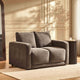 Chicago Compact 2 Seater Sofa - Chenille Mushroom - DUSK