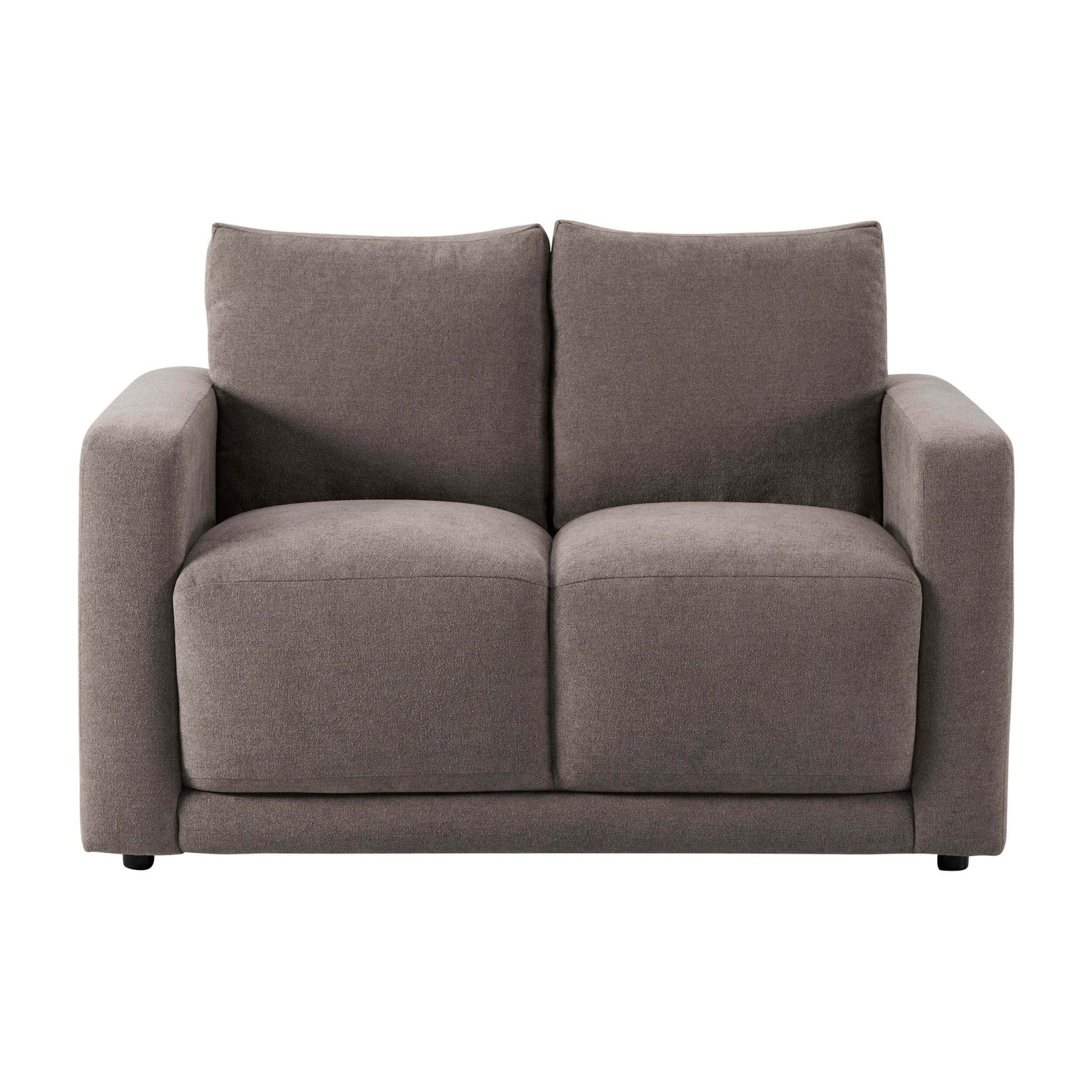 Chicago Compact 2 Seater Sofa - Chenille Mushroom - DUSK