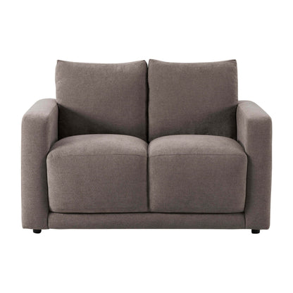 Chicago Compact 2 Seater Sofa - Chenille Mushroom - DUSK