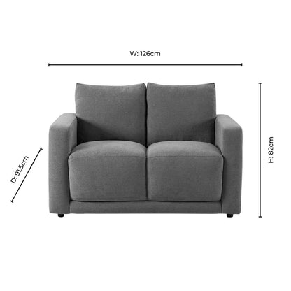 Chicago Compact 2 Seater Sofa - Rich Green - DUSK