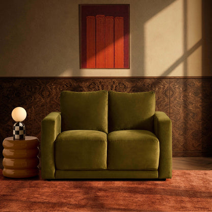 Chicago Compact 2 Seater Sofa - Rich Green - DUSK