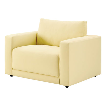 Chicago Loveseat - Butter Yellow - DUSK