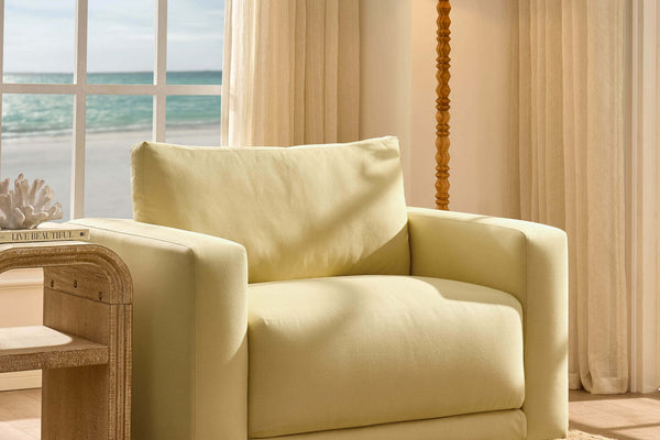 Chicago Loveseat - Butter Yellow - DUSK