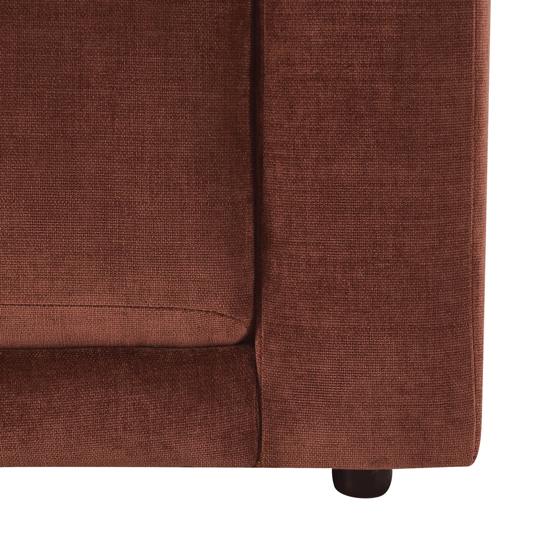 Chicago Loveseat - Chenille Dark Rust - DUSK