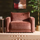 Chicago Loveseat - Chenille Dark Rust - DUSK