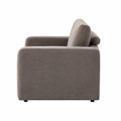 Chicago Loveseat - Chenille Mushroom - DUSK