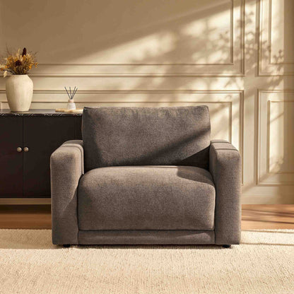 Chicago Loveseat - Chenille Mushroom - DUSK