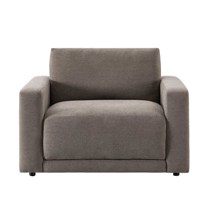Chicago Loveseat - Chenille Mushroom - DUSK
