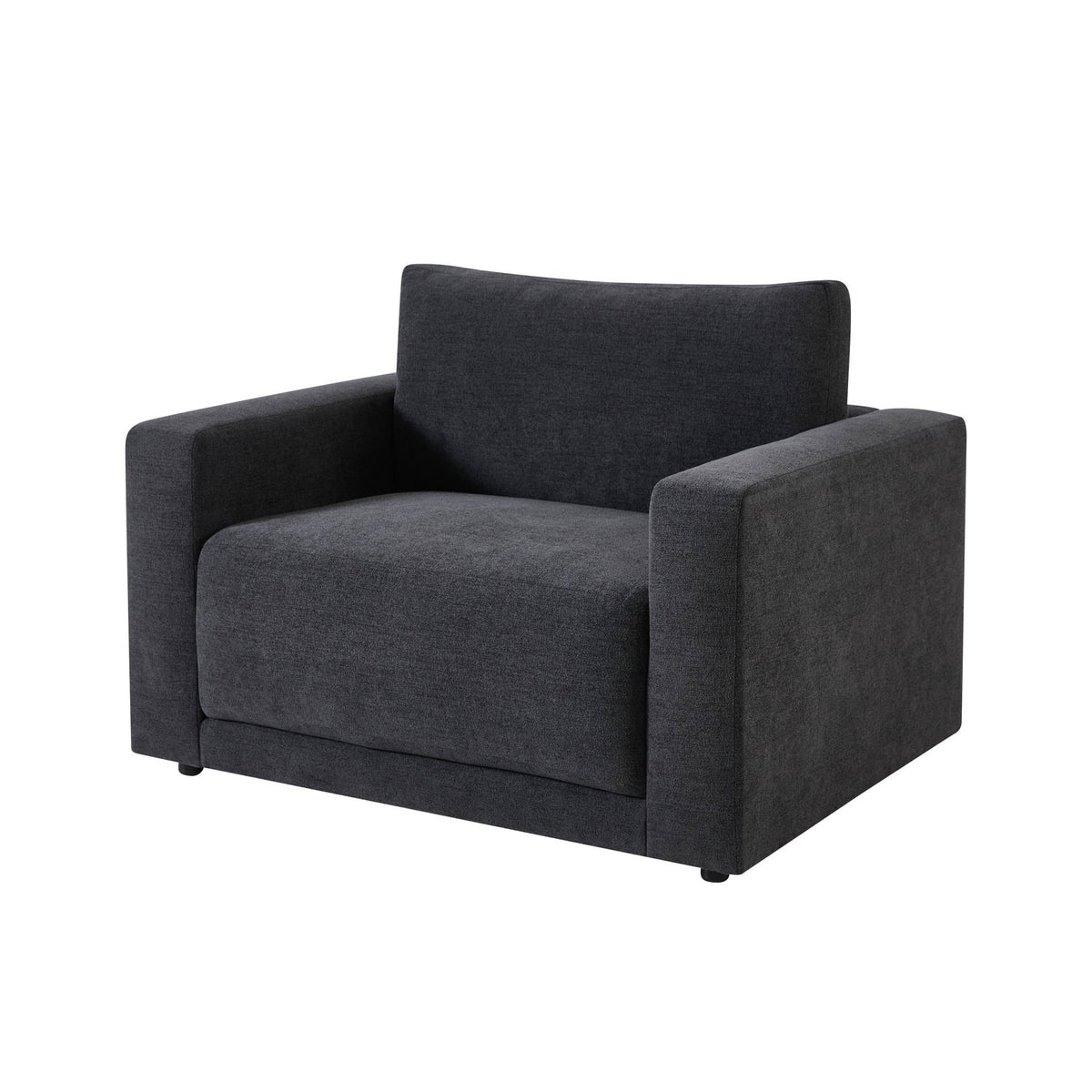 Chicago Loveseat - Dark Graphite Grey - DUSK