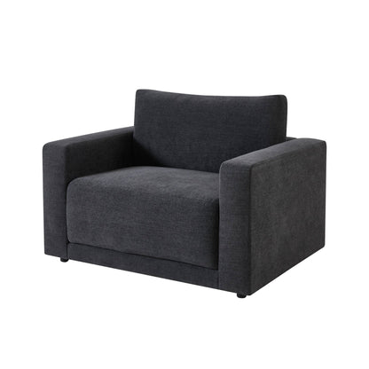 Chicago Loveseat - Dark Graphite Grey - DUSK