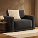 Chicago Loveseat - Dark Graphite Grey - DUSK