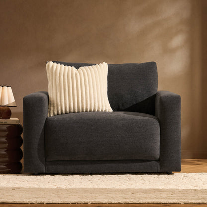 Chicago Loveseat - Dark Graphite Grey - DUSK