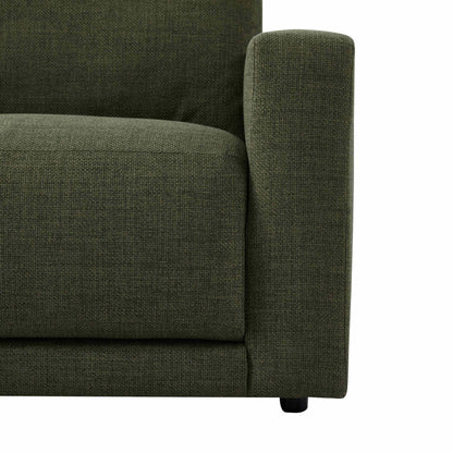 Chicago Loveseat - Woven Pine Green - DUSK