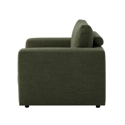 Chicago Loveseat - Woven Pine Green - DUSK