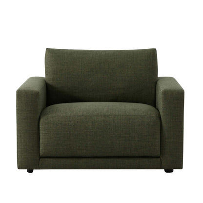 Chicago Loveseat - Woven Pine Green - DUSK