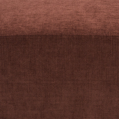 Chicago Pouffe - Chenille Dark Rust - DUSK