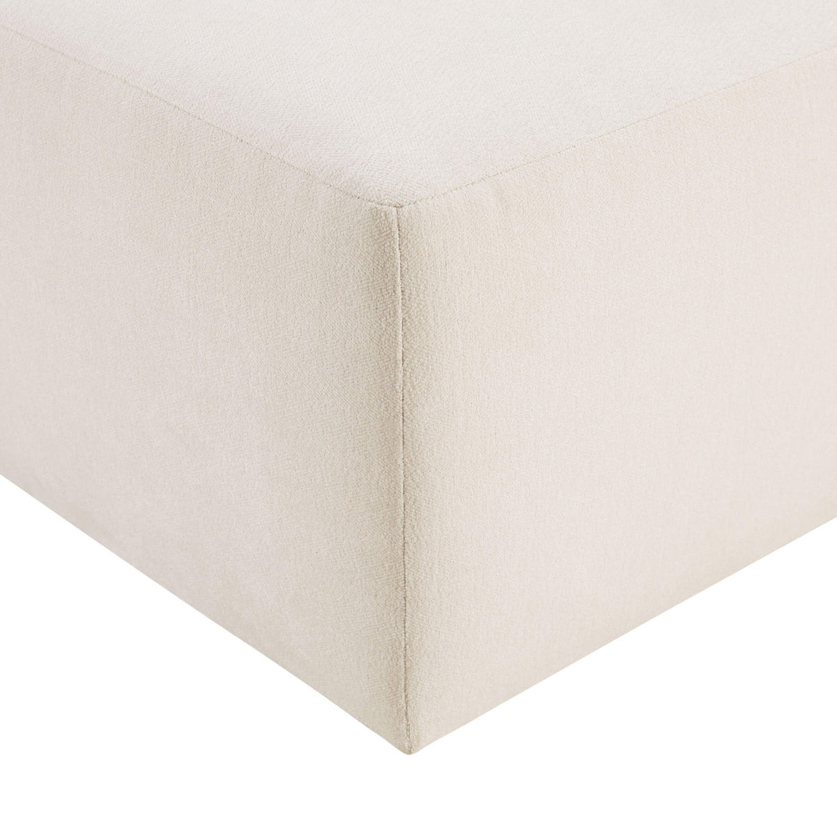 Chicago Pouffe - Chenille Ivory - DUSK