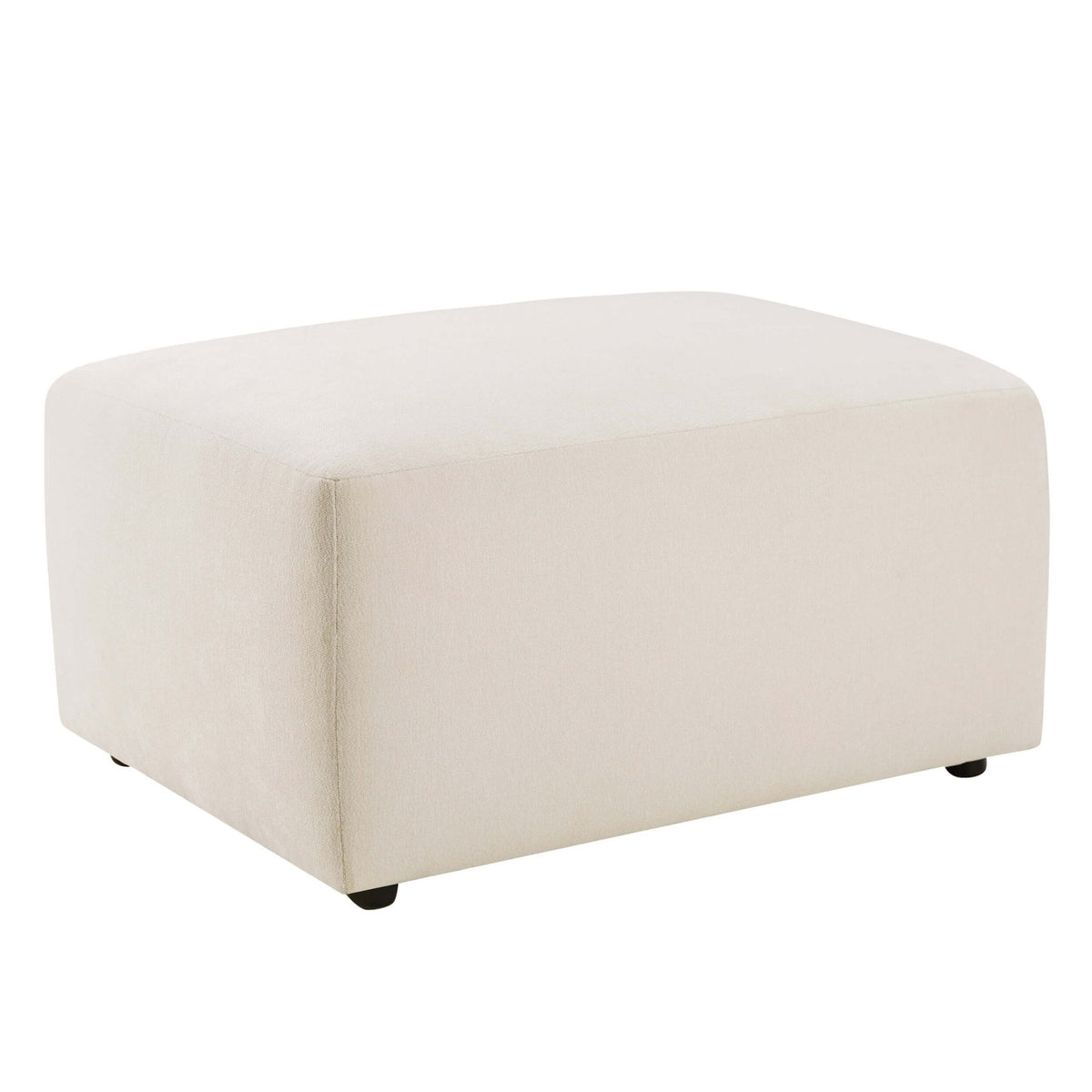 Chicago Pouffe - Chenille Ivory - DUSK