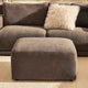 Chicago Pouffe - Chenille Mushroom - DUSK