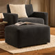 Chicago Pouffe - Dark Graphite Grey - DUSK