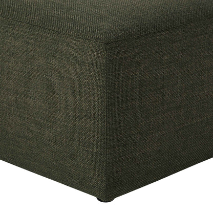 Chicago Pouffe - Woven Pine Green - DUSK