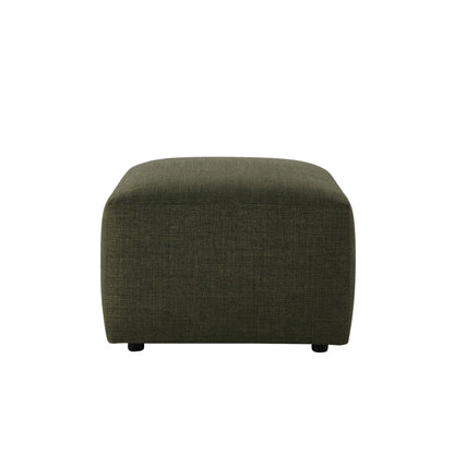 Chicago Pouffe - Woven Pine Green - DUSK