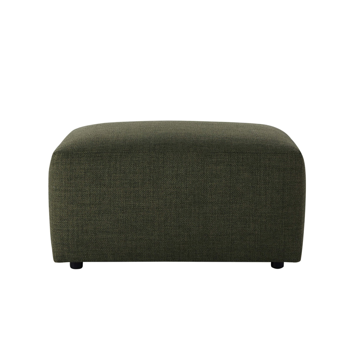 Chicago Pouffe - Woven Pine Green - DUSK