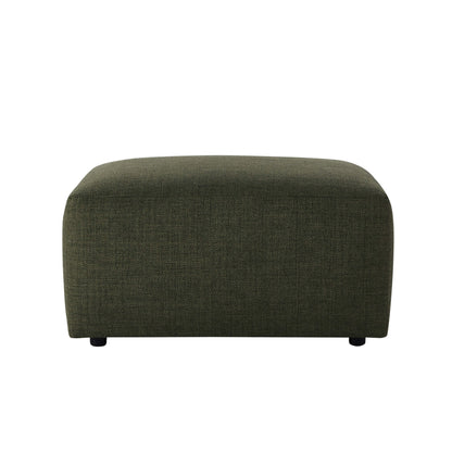Chicago Pouffe - Woven Pine Green - DUSK